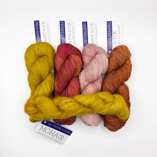 Kit MKAL 2025 - Fields of Gold - opción Mohair Dare