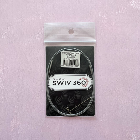 Cable para palillos intercambiables SWIV360 Silver 75cm