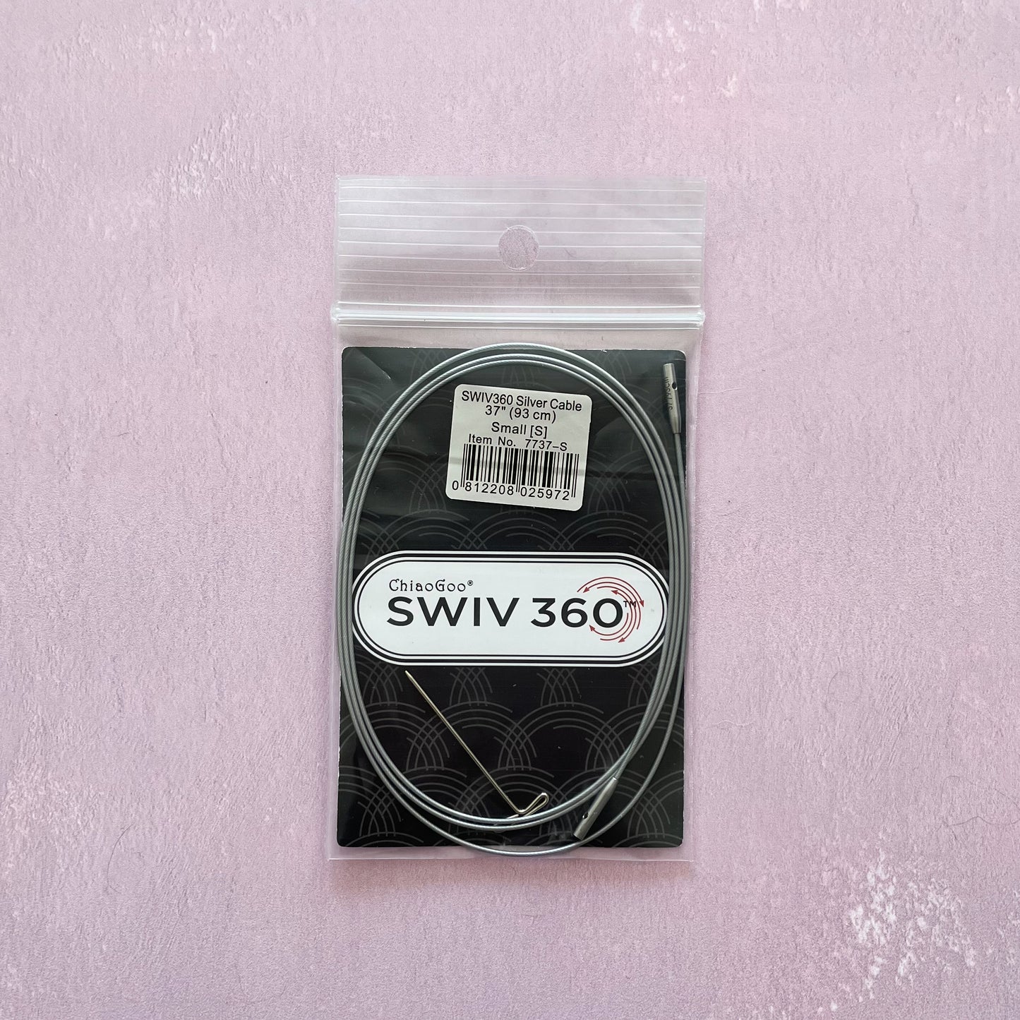 Cable para palillos intercambiables SWIV360 Silver 93cm